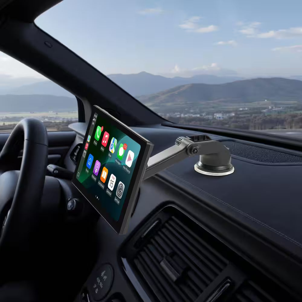 Wireless Car Stereo, 9-In. HD Portable Radio Touch Screen with Apple Carplay and Android Auto, Carplay Screen